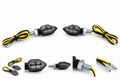 MXT Mini LED Blinker – schwarz getönt, mit Zulassung, 2 Stück