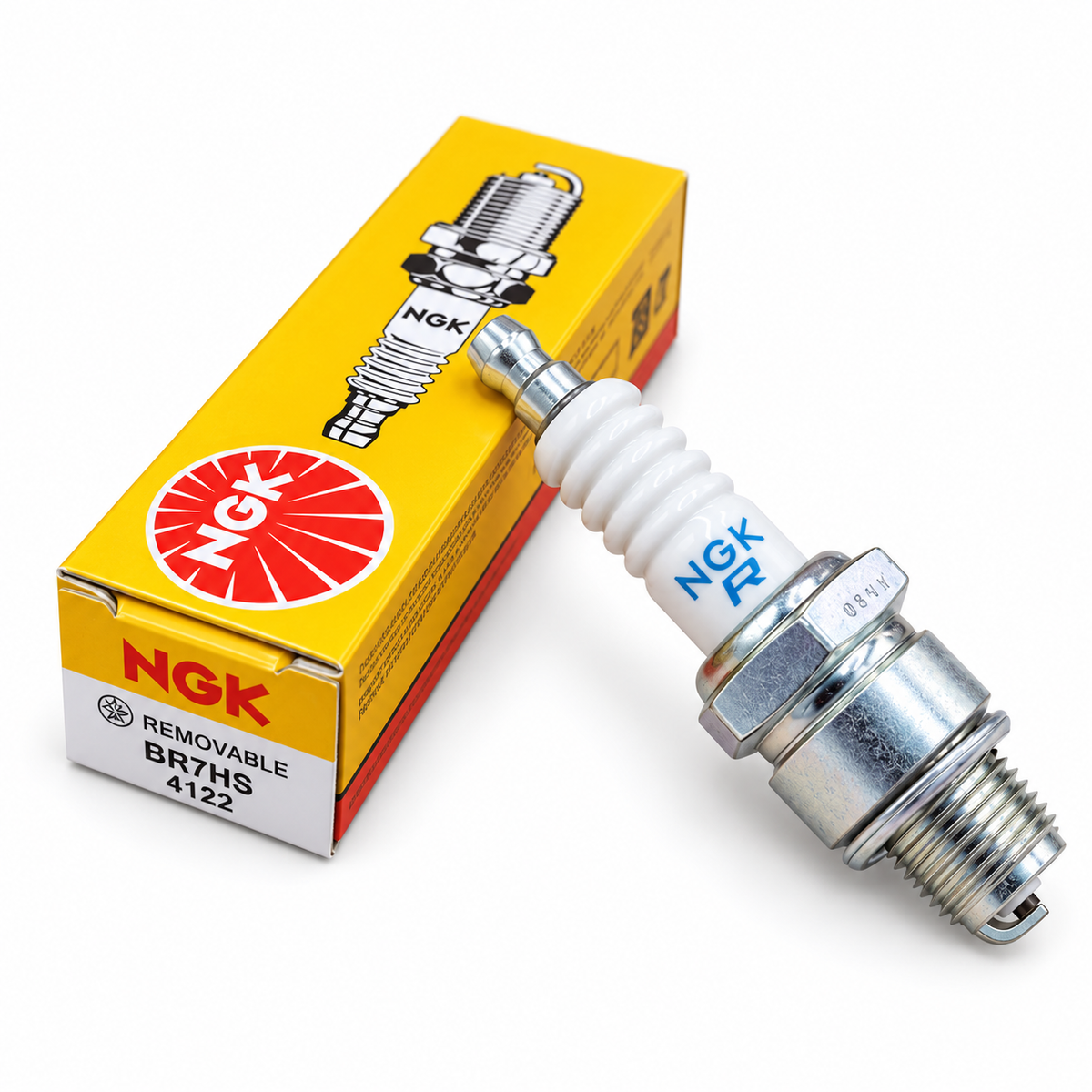 NGK BR7HS Zündkerze entstört – Kurzgewinde 14 mm